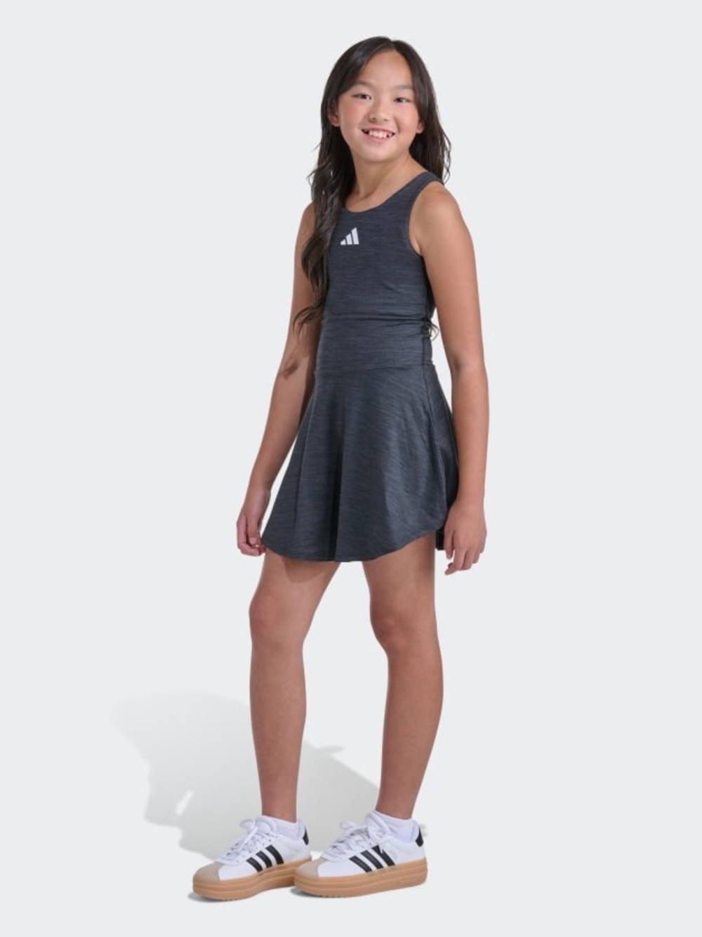 Adidas Girls' Mélange Flounce Dress